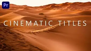 CINEMATIC Motion Graphics Titles for Premiere Pro (FREE TEMPLATES)