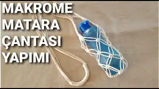 MAKROME MATARA ÇANTASI | MACRAME BOTTLE HOLDER