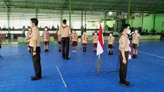 UPACARA PEMBUKAAN LATIHAN PRAMUKA SD NEGERI MUNTILAN