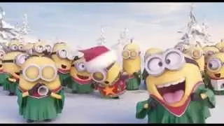Minions wish U Merry Christmas