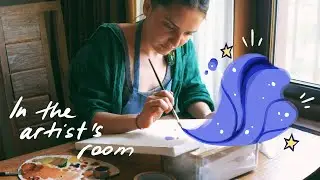 Relearning creativity • Being a full time artist & painting for the first time