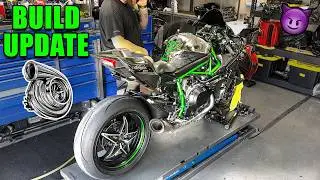 Turbo SWAPPED Ninja H2 Build Update 🤯 | Parts Install Day - BOV, Grips & MORE