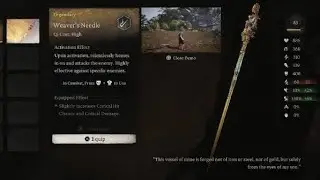 Black Myth Wukong - How to get the Weaver's Needle