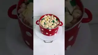Торт пельмени 🥟 лепим пельмени 🥟 пельмени из мастики
