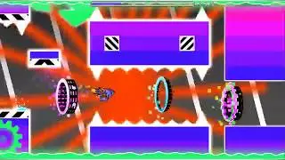 Rainbow rush by Stoffecag (Geometry dash)