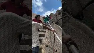 90 Degree 😳 Mountain Steps 🤩 #shorts #youtubeshorts #trending #trendingshorts #scary #hiking