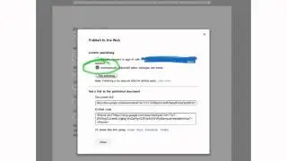 Publishing Google Doc as Web Page- iPad