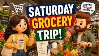 Talk About Your Grocery Trip 🛒 | Everyday English Conversation | English Podcast for Beginners