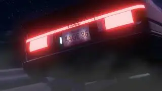 THE BLACK AE86 TURBO STRIKES AGAIN (Blender Animation / NEW VISUAL STYLE)