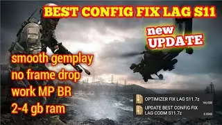 UPDATE BEST CONFIG FIX LAG S11|| FIX LAG CODM
