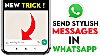 How to Send Stylish Message On Whatsapp ! How to Change Whatsapp Message Font 2022 !