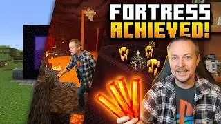 Starting Minecraft Anew 7! Nether Fortress Found & First Blaze Rods!