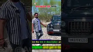 Power Of Mahindra Thar 🚗🔥 #shorts #autoriddle #mahindrathar4x4