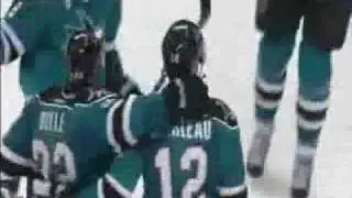 Patrick Marleau Rocket Goal on Roberto Luongo Vancouver Canucks vs San Jose Sharks