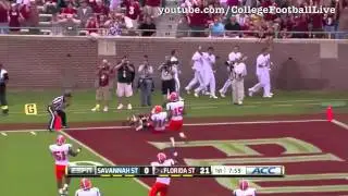 Florida State QB EJ Manuel vs Savannah State ᴴᴰ