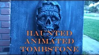 Halloween Restless Tombstone Deer Motor Prop