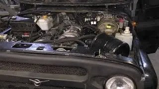 UazTech: Installing om603 on UAZ Hunter, with Daimos gearbox, PART 3