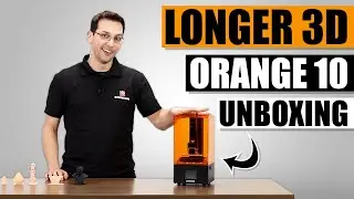 Longer3D Orange 10 Resin 3D Printer Unboxing