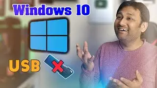 Install Windows 10 without USB. 👍| GPT or MBR | New Trick 2024