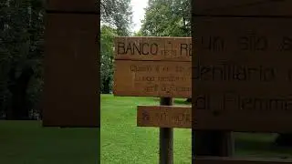 Banco dela Resòn a Cavalese (Parco della Pieve)