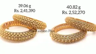 Latest Gold Bangle Design with Weight and Price