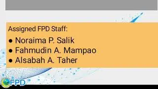 MAFAR-BARMM _FISHERIESPRODUCTION DIVISSION PRESENTATION