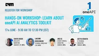 Hands-On Virtual Workshop On Intel® oneAPI AI Analytics Toolkit