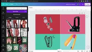8 pager with full bleed in canva