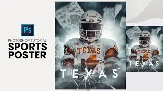How to Create Professional Sport Poster Design - 