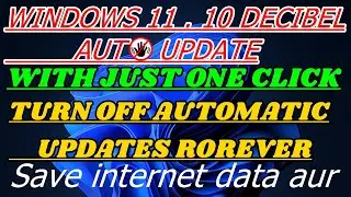 How to Stop Windows 11 Update Permanently | Disable Automatic Updates | Turn Off Auto Updates