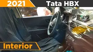 2021 Tata HBX | Tata HBX Reveals Its Interior In New Spy Pictures