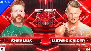 WWE 2K24 (PS5) - SHEAMUS vs. LUDWIG KAISER | RAW, OCT. 28, 2024 [4K 60FPS]
