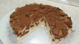 Quick cake without baking. Cake with bananas.