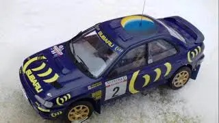 Модель SUBARU IMPREZA WRX RAC RALLY 1993.Стендовый моделизм