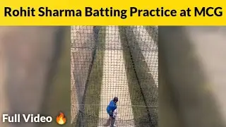 Rohit Sharma Batting Practice in MCG before INDvsPAK Match | Rohit Sharma Net Practice in Australia
