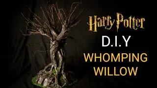 I made the WHOMPING WILLOW out of tinfoil!! | Harry Potter