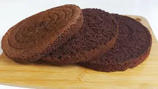 Бисквит шоколадный. Влажные и не требующие пропитки коржи.