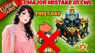 Terrific Mistake of Cwl In My Clan 👿🥺#gaminggirlsdiva #clashofclans #gamingchannel #coc