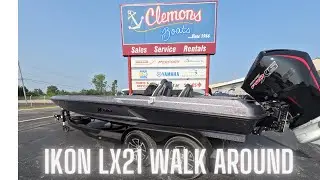 2024 iKon LX21, New Bass Boat for Sale in Sandusky, Ohio @ Clemons Boats