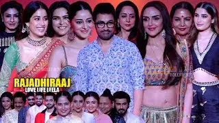 UNCUT - Rajadhiraaj: Love Life Leela Grand Premiere | Aamir,Janhvi,Raveena,Ananya,Hema,Esha,Jaya