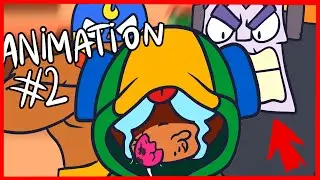 [#2] BRAWL STARS ANIMATION - LEON 2V2 TROUBLE