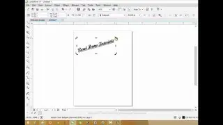 CorelDraw X7 Tutorials - Text Tool