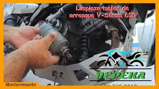 Limpieza motor de arranque V-Strom 650