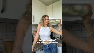 1 haftalık yemek hazırlığından şipşak kahvaltı 🍳🥗 