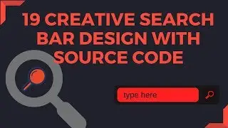19 Creative Search Bar/Box Design with Source Code!