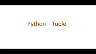 Python Interview questions - What is tuple