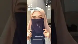 MasyaAllah, wanita cantik bercadar semoga istiqomah 