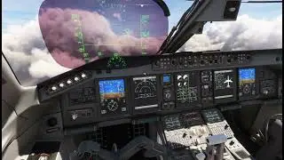 FSS 0.9.23 E195 freeflight test (new flightdeck)