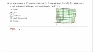 Math Subjecct GRE Practice Test #62 GR1268