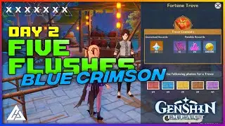 FIVE FLUSHES -DAY 2 BLUE CRIMSON | GENSHIN IM[PACT | CG GAMES